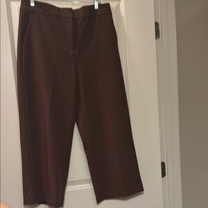 Ann Taylor Brown Cropped Pants
